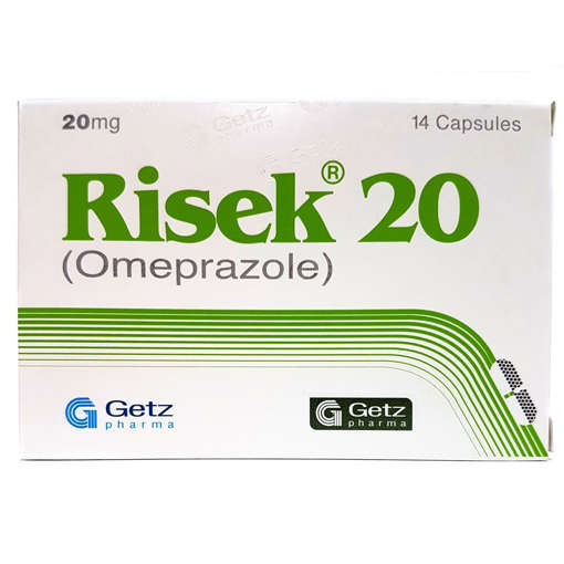 Picture of Risek 20mg Cap 1x21s